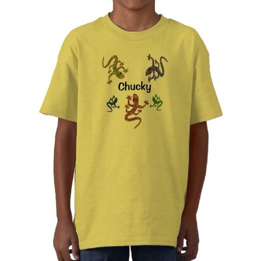 Foto Camiseta del Salamander de Chucky - diseño echado