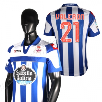 Foto Camiseta deportivo coruña valerón 1ª 2012/2013 lotto