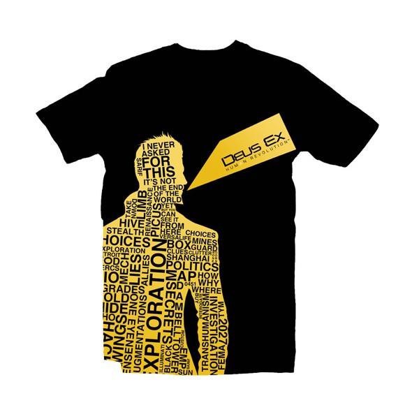 Foto Camiseta Deus Ex 3 -- Words -- Tallla L