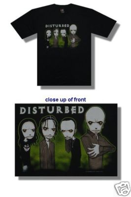 Foto Camiseta Disturbed Fluorescente / Disturbed Glow Tshirt