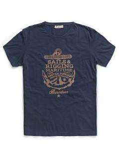Foto Camiseta Estampada Motivos Marineros navy H.E. by MANGO