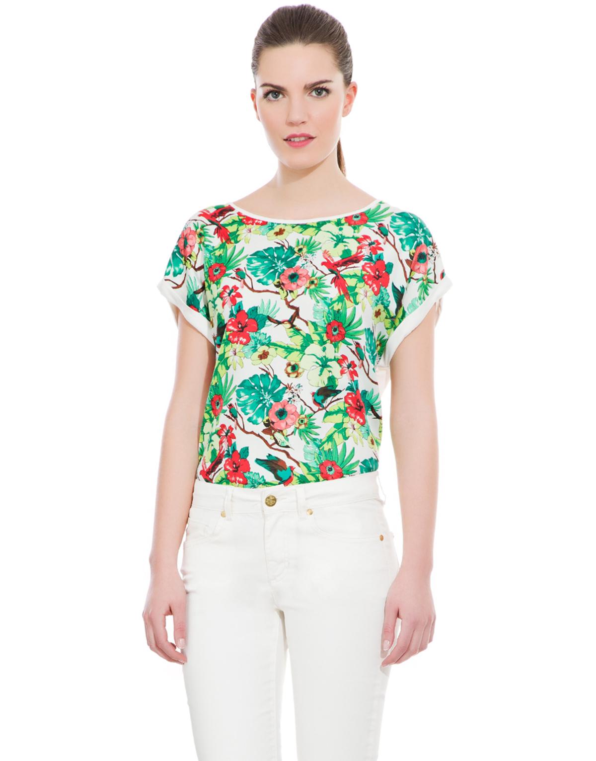 Foto CAMISETA ESTAMPADO PÁJARO