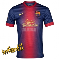Foto Camiseta Fc Barcelona 1ª Infantil 12/13