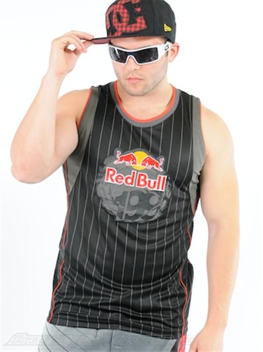 Foto Camiseta Fox Limited Edition Travis Pastrana 199 Red Bull Factory Tank negro
