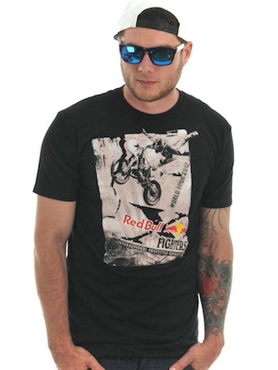 Foto Camiseta Fox Red Bull Posterized Tour Negro