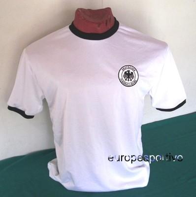 Foto Camiseta Futbol Retro De Alemania Historica 1974 Beckenbauer 5 Vintage Talla L