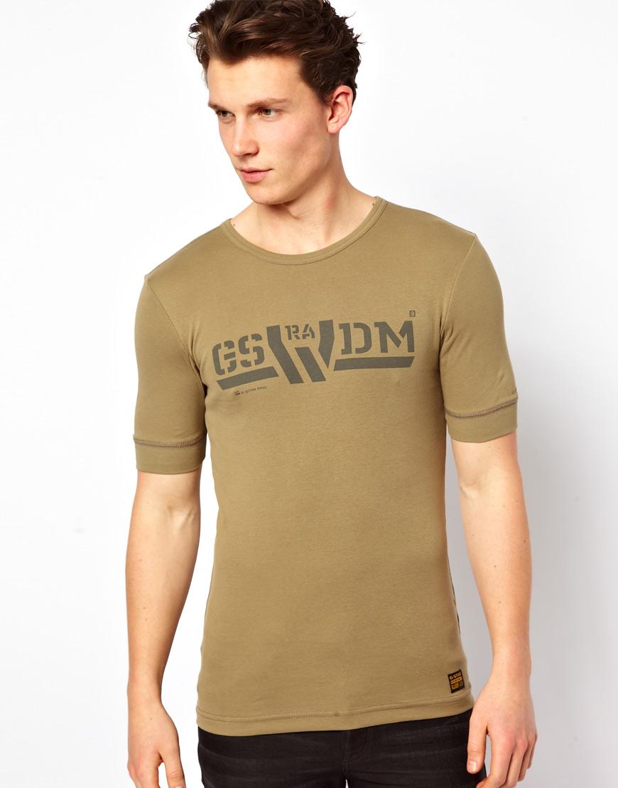 Foto Camiseta Grap de G-Star Verde