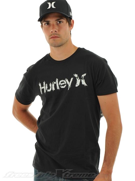 Foto Camiseta Hurley Flanders Glow In The Dark Negro