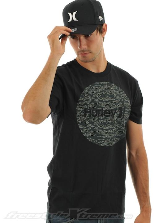 Foto Camiseta Hurley Krush & Only Tiger Fill Negro