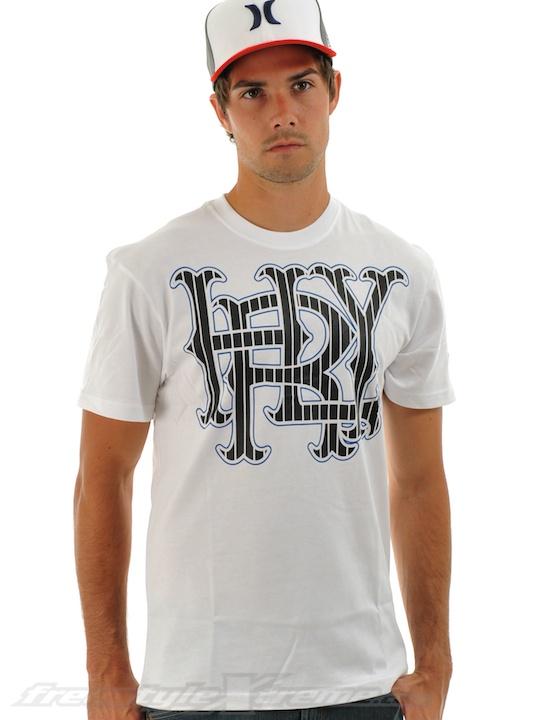Foto Camiseta Hurley Major Leagues Pinstripe Blanco