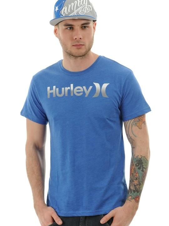 Foto Camiseta Hurley One And Only Bicolour Heather Royal