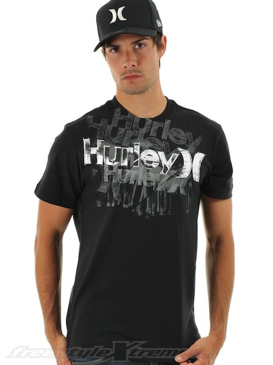 Foto Camiseta Hurley Sketched Pier Negro