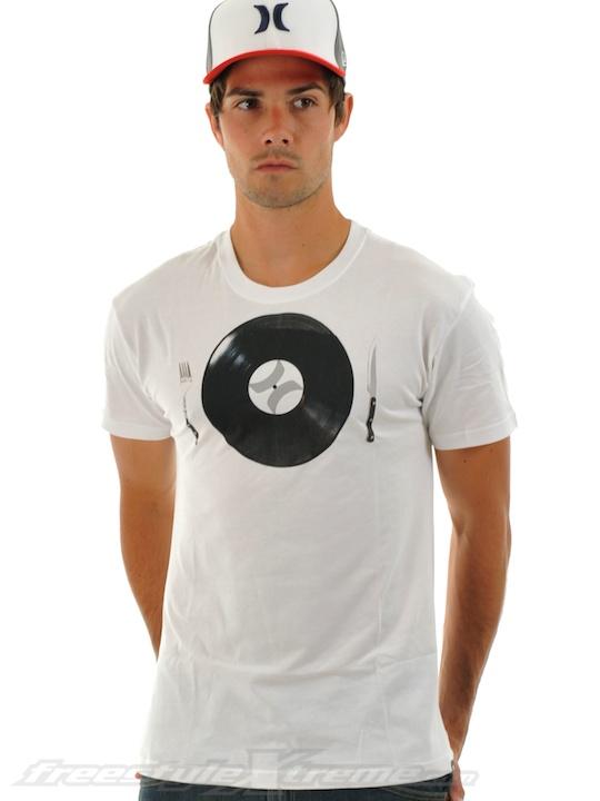 Foto Camiseta Hurley Vinyl Platter Blanco