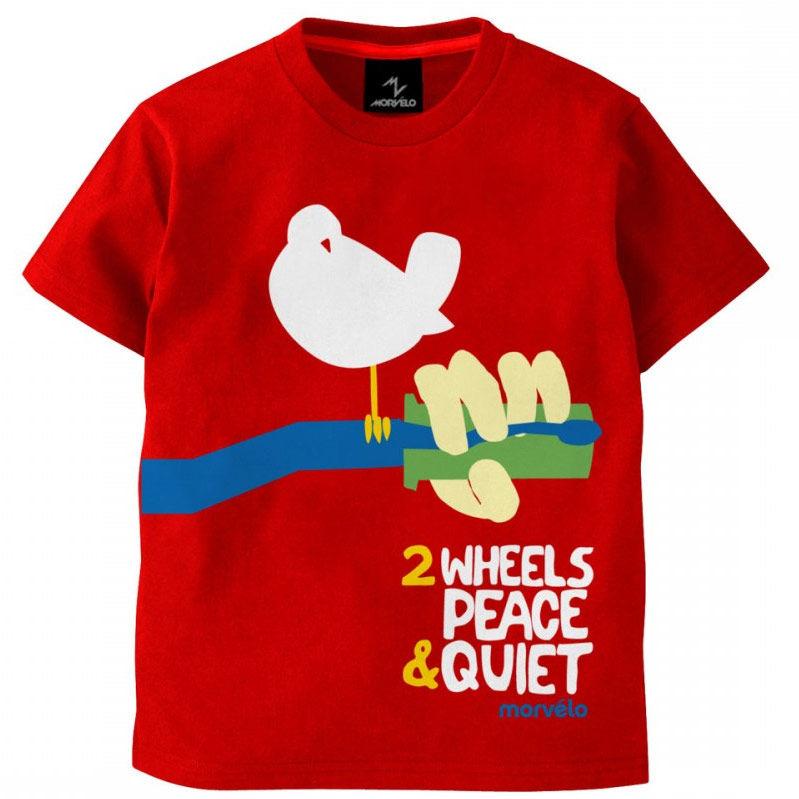 Foto Camiseta infantil Morvelo - Woodstock - Extra Large Red | Camisetas