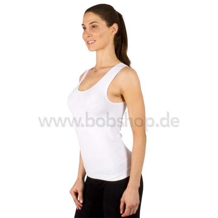 Foto Camiseta interior femenina con tirantes Mobile Society blanc