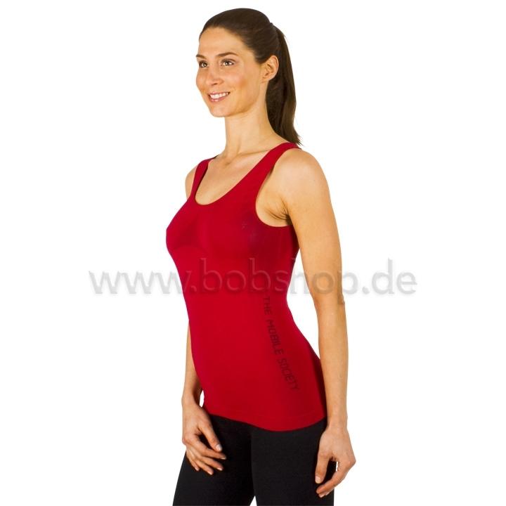 Foto Camiseta interior femenina con tirantes Mobile Society rojo
