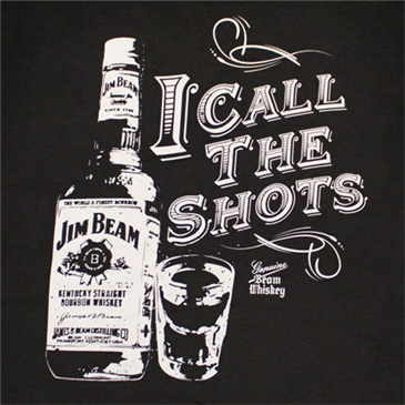 Foto Camiseta JIM BEAM Whiskey I Call The Shots