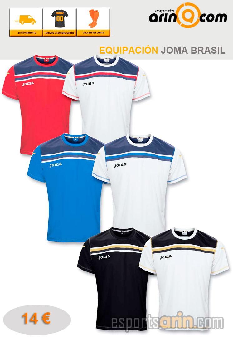 Foto Camiseta Joma Brasil. Regalo envío y nombre + número. - Envio 24h
