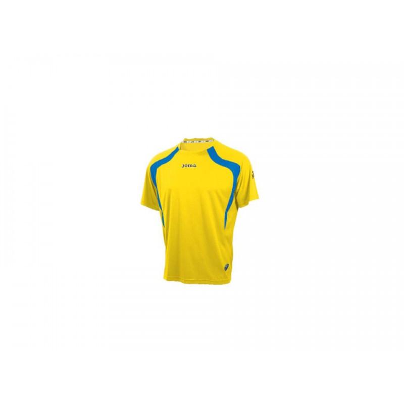 Foto Camiseta joma champion amarillo/azul - adulto