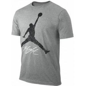 Foto Camiseta jordan flight jumpman gris-negro