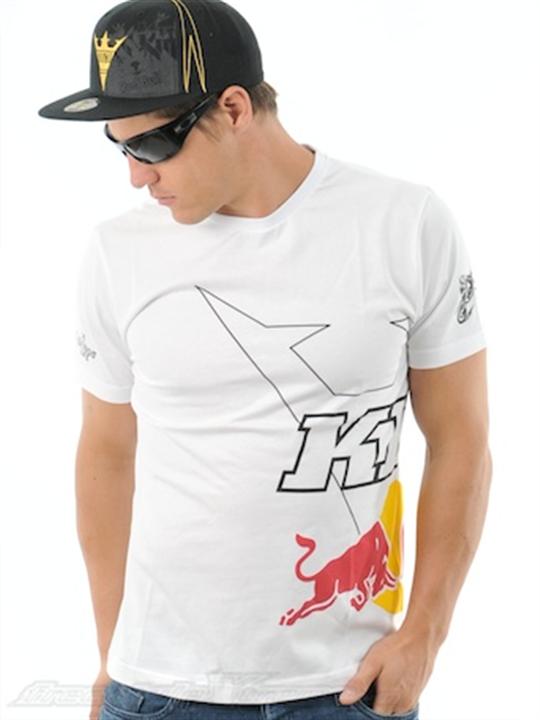 Foto Camiseta Kini Red Bull Crown bianco