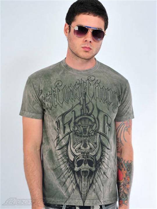 Foto Camiseta Laser Engineer west coast choppers Gris