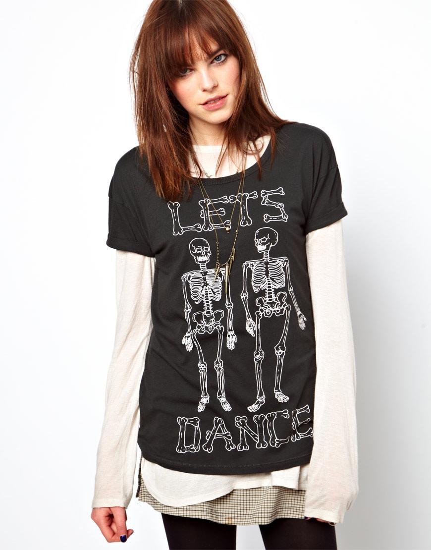 Foto Camiseta Let's Dance de Worn By Negro
