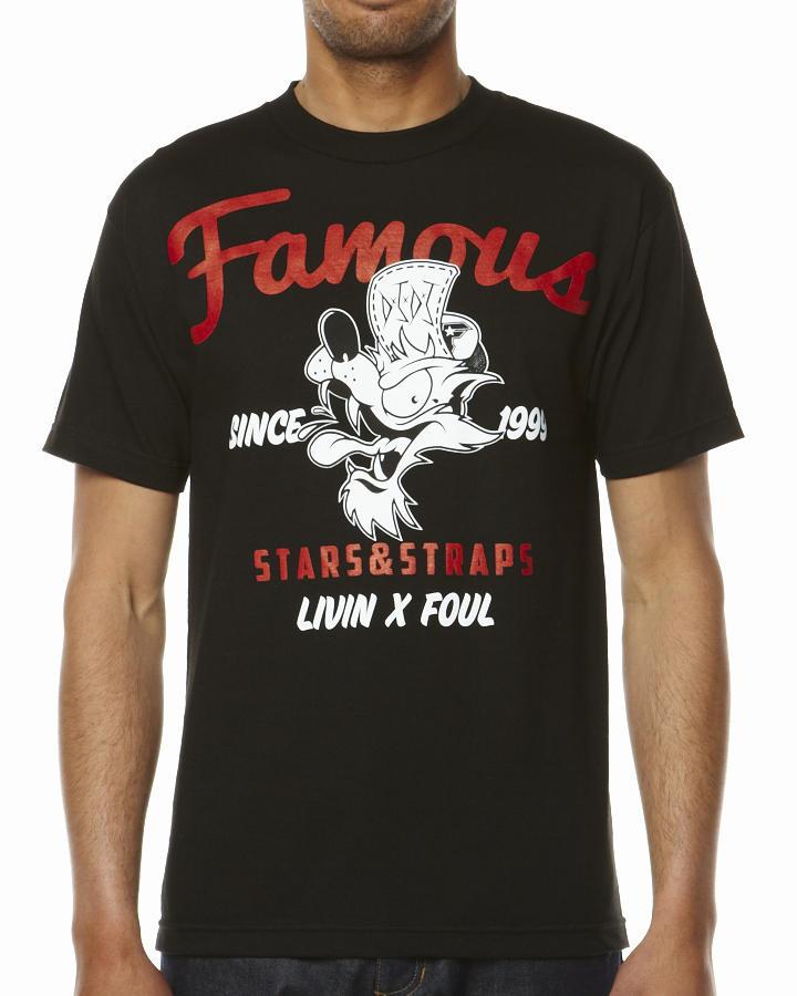 Foto Camiseta Living Foul De Fsas - Negro Rojo Blanco