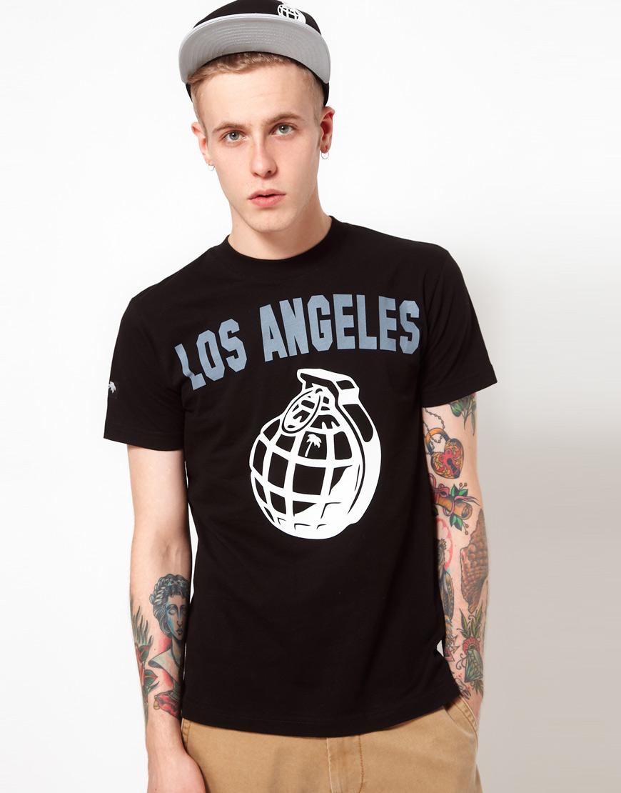 Foto Camiseta Los Angeles Grenade de Trainerspotter Negro