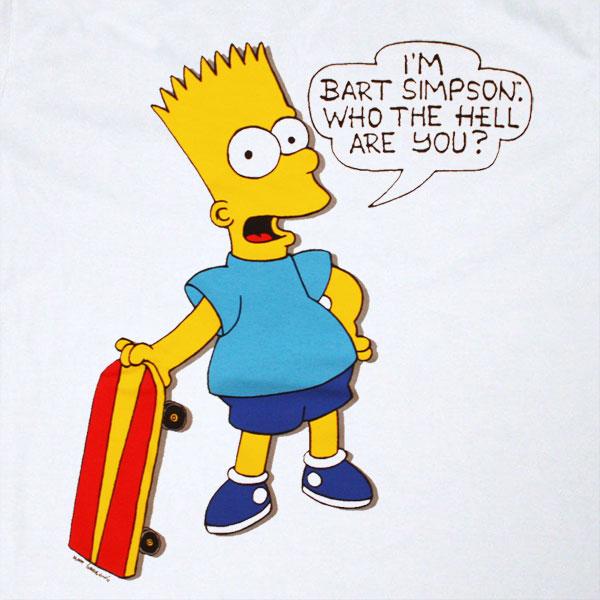 Foto Camiseta Los Simpsons Bart Who The Hell Are You?