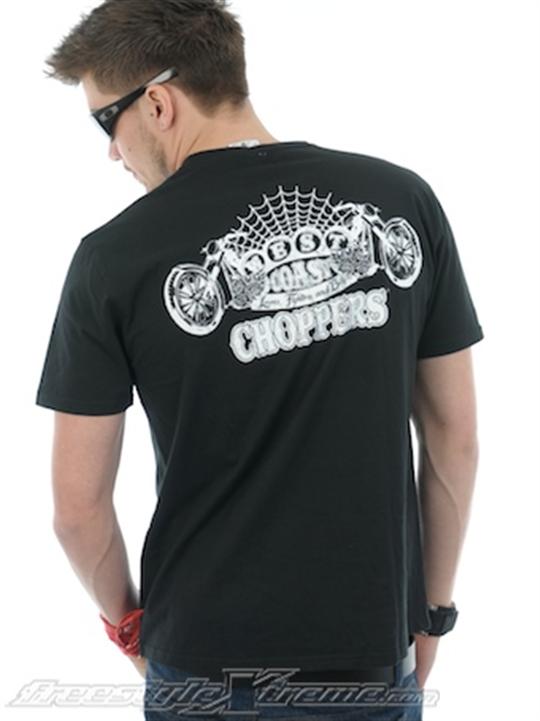 Foto Camiseta lovers fighters and bikers color negro west coast choppers