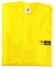 Foto Camiseta manga corta cofac t-m/amarilla