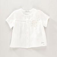 Foto Camiseta mangas cortas blanca de niña 'basikks' - 6 meses - ropa ikks