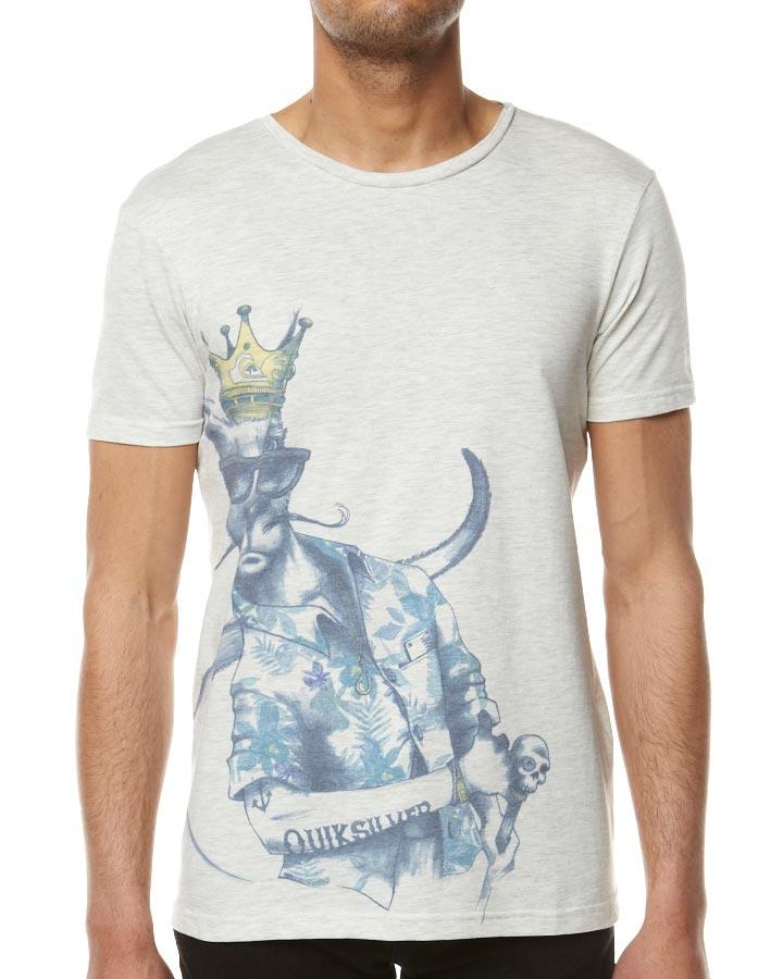 Foto Camiseta Marle Teacher De Quiksilver - Blanco Heather Vintage