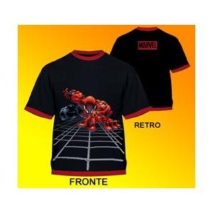 Foto Camiseta marvel spiderman agazapado web