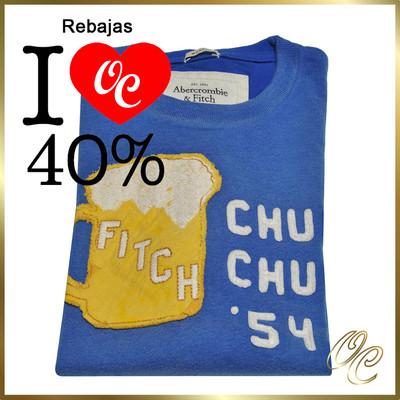 Foto Camiseta M/c Abercrombie & Fitch Hombre Mod.henderson Azul Talla S