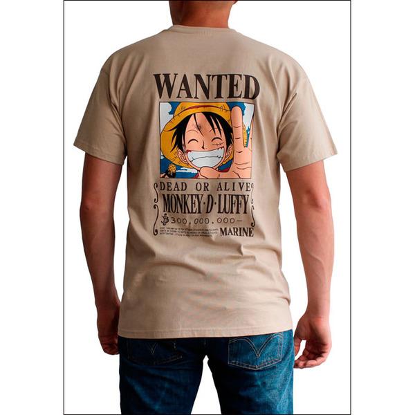 Foto Camiseta M/C hombre Wanted Luffy, Talla S