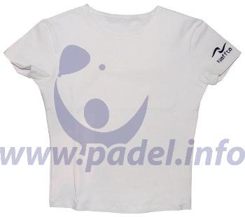 Foto Camiseta m/c pádel Naffta Blanco Niña