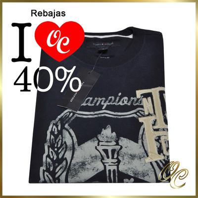 Foto Camiseta M/c Tommy Hilfiger Hombre Mod.champions Azul Marino Talla M