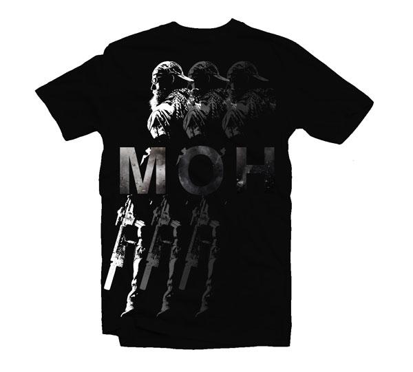 Foto Camiseta Medal of Honor - Shadows - Negra - Talla XL