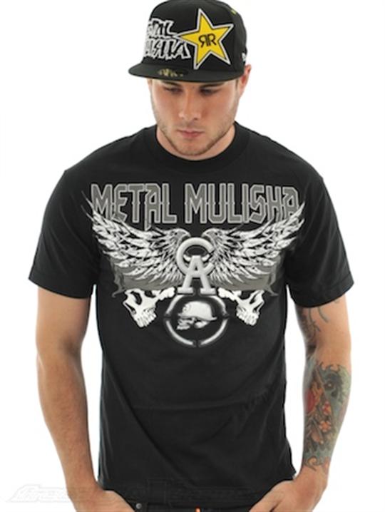 Foto Camiseta Metal Mulisha Ackerman CA negro