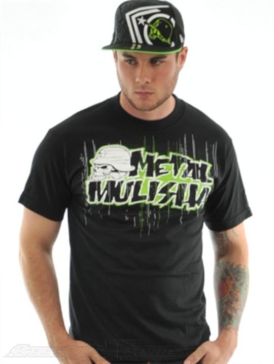 Foto Camiseta Metal Mulisha Frequency negro verde
