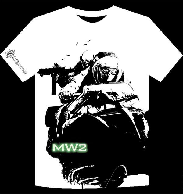 Foto Camiseta Modern Warfare 2 - SnowMobile - Blanca - M