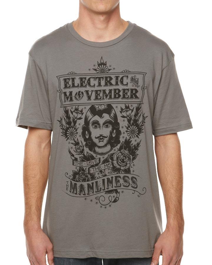 Foto Camiseta Movember De Electric - Gris