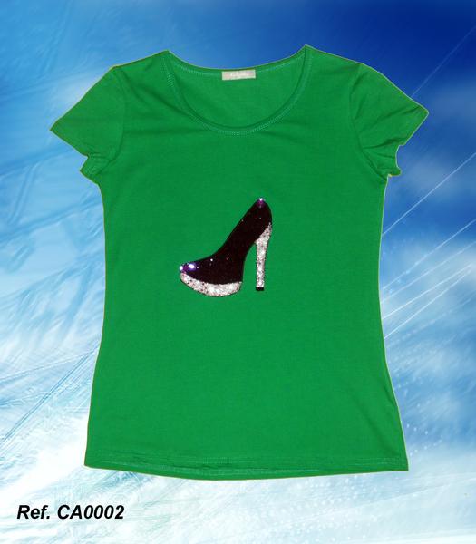 Foto Camiseta mujer Xispi Zapato Negro