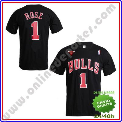 Foto camiseta  nba chicago bulls derrick rose 1  s, m, l, y xl