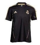 Foto Camiseta negra canalé Adulto entrenamiento Real Madrid 2011-2012 Cuell