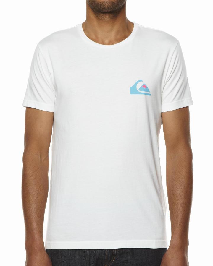 Foto Camiseta Neon Next Wave De Quiksilver - Blanco