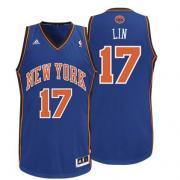Foto Camiseta New York Knicks #17 Jeremy Lin Revolution 30 Swingman Road