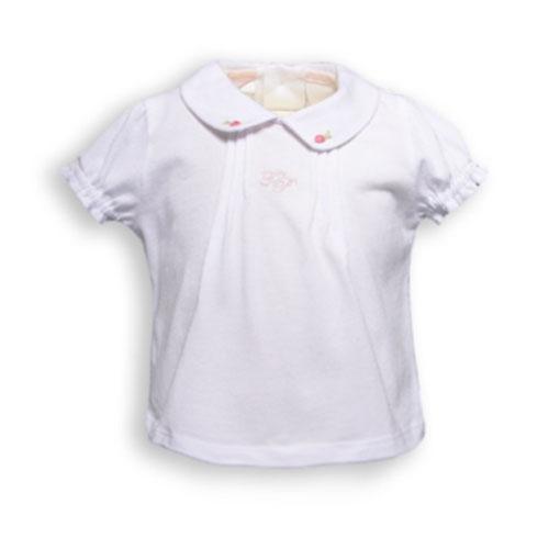 Foto Camiseta niña blanca